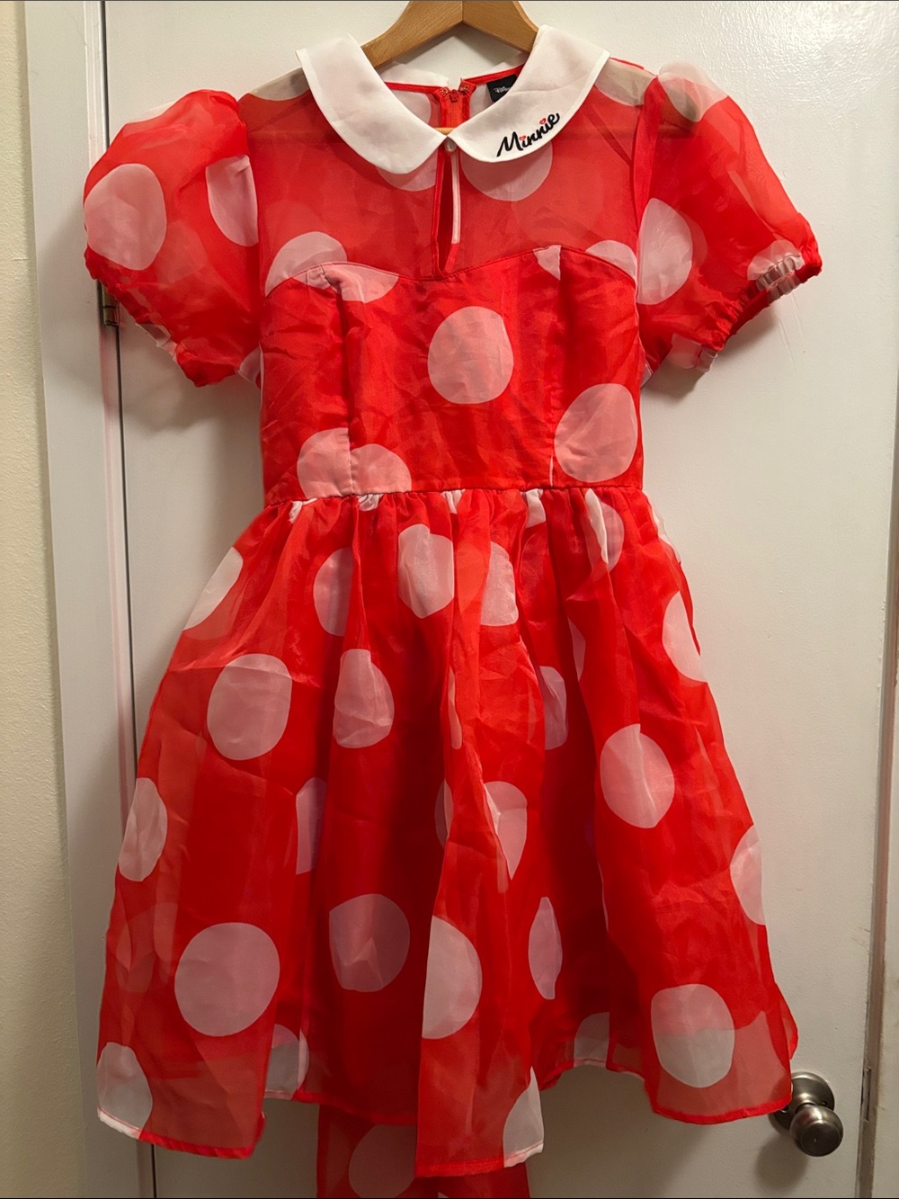 Disney By Hot Topic Minnie Mouse Dress with White Collar - size XL - Picture 4 of 7